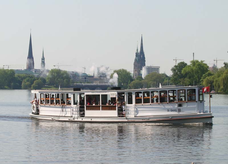 Abfahrt Alsterdampfer